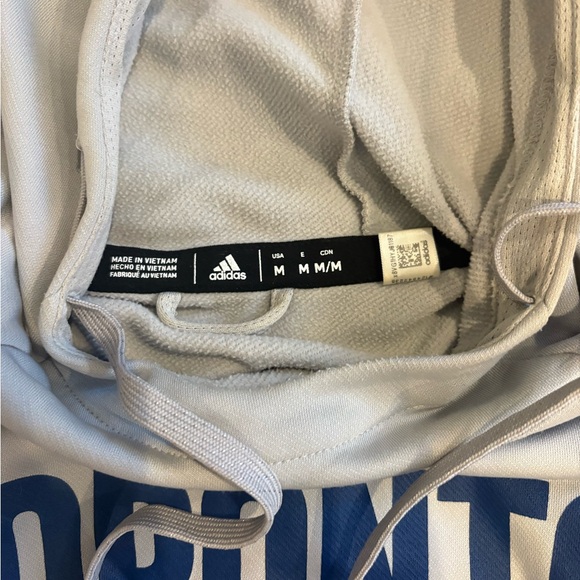 Adidas Light Gray Toronto Maple Leafs Hoodie - Picture 2 of 2